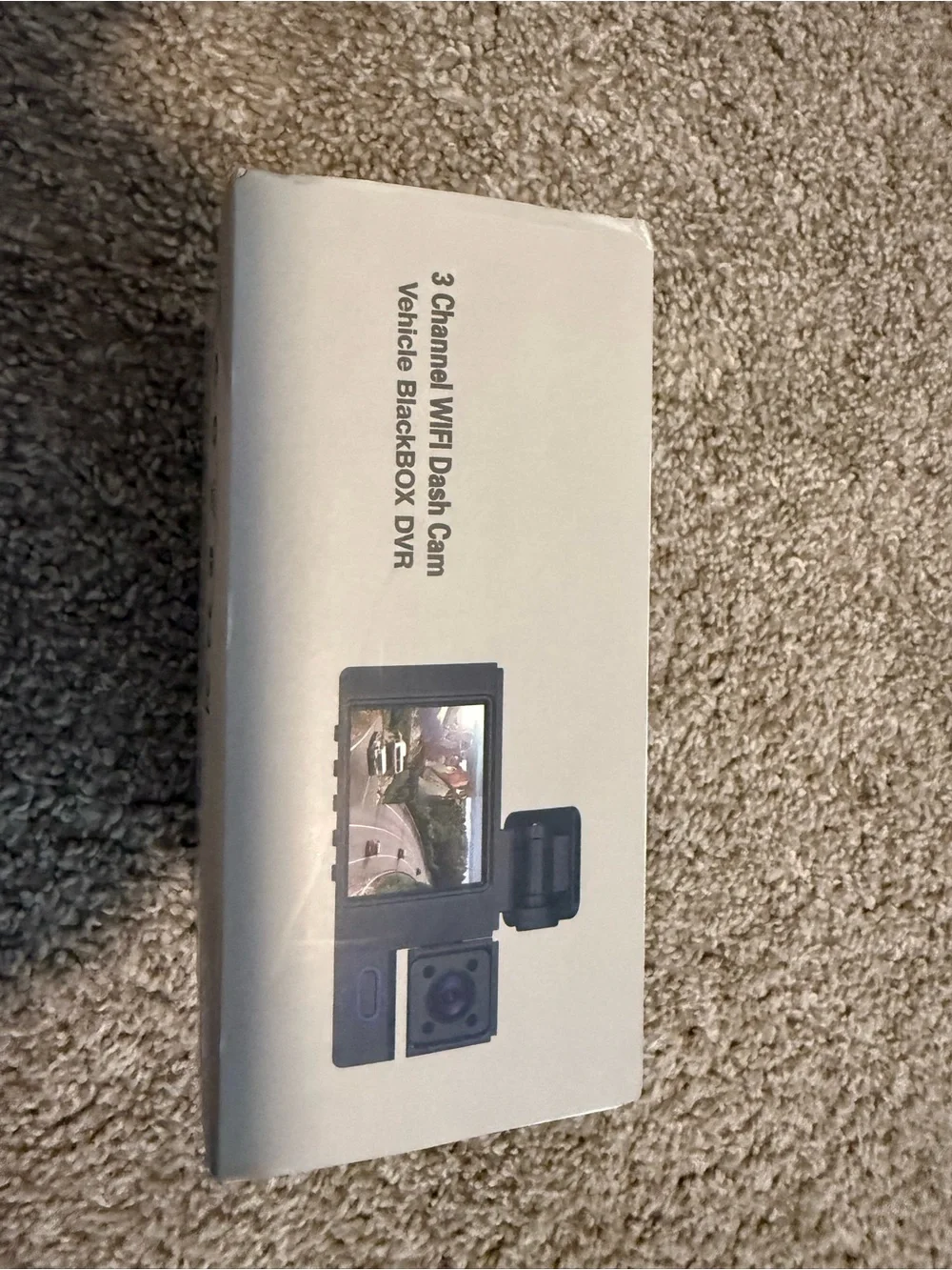 4K 3-Channel WiFi Dash Cam - Black